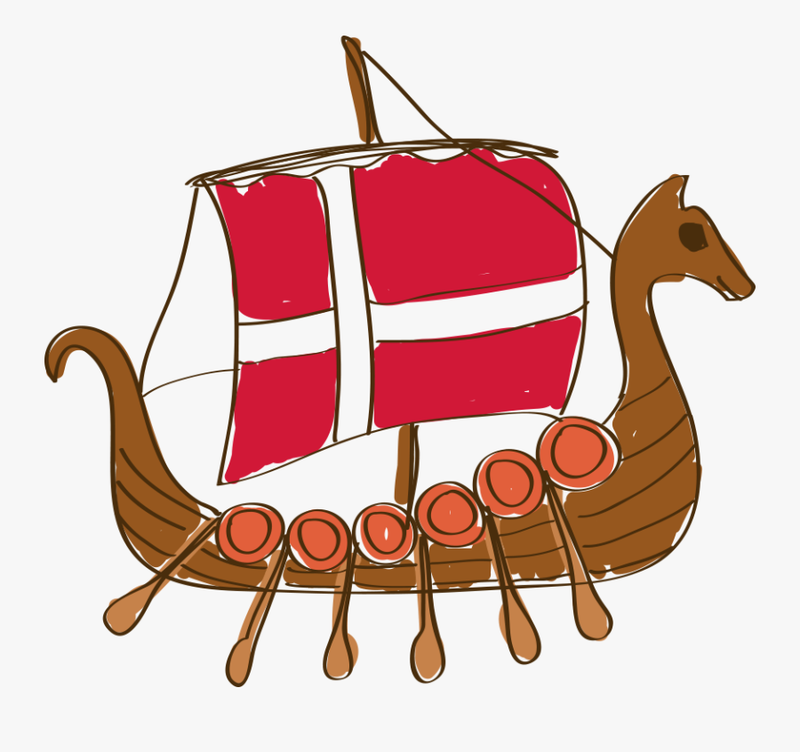 Viking Ship Clipart Denmark Viking - Denmark Clipart, Transparent Clipart