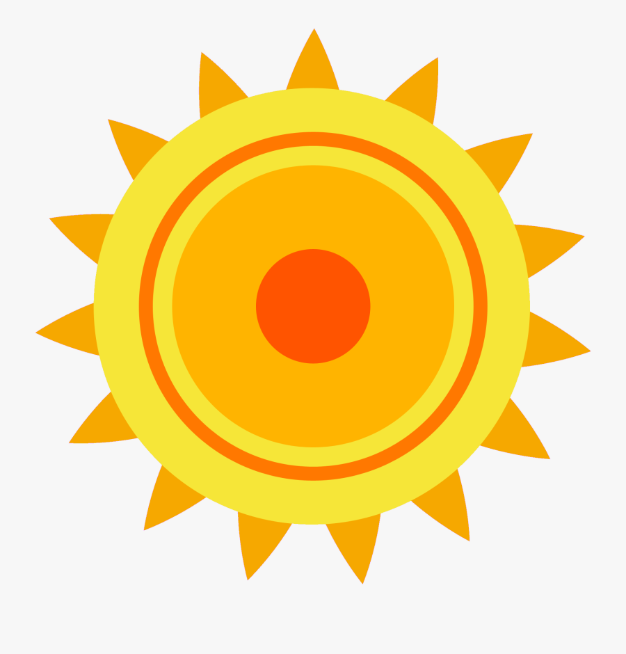 Vector Sun - Clip Art Helping Hands Logo, Transparent Clipart