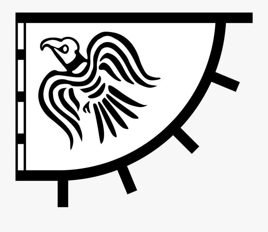 Raven Flag, Transparent Clipart