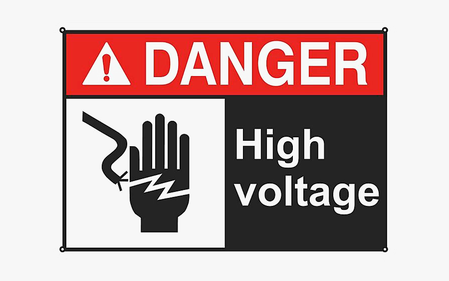 Danger High Voltage Png Clipart - Sign, Transparent Clipart