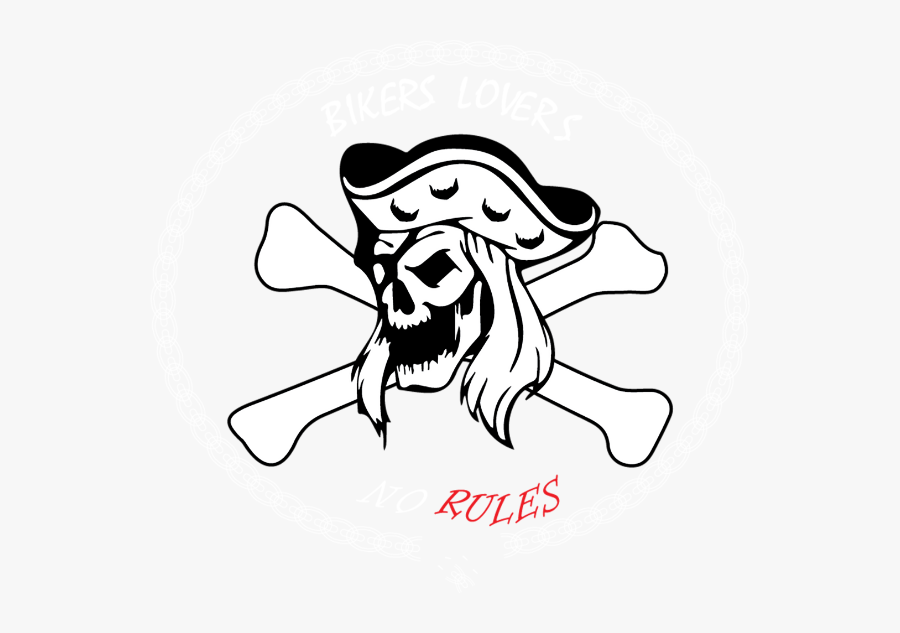 Pirate Skull, Transparent Clipart