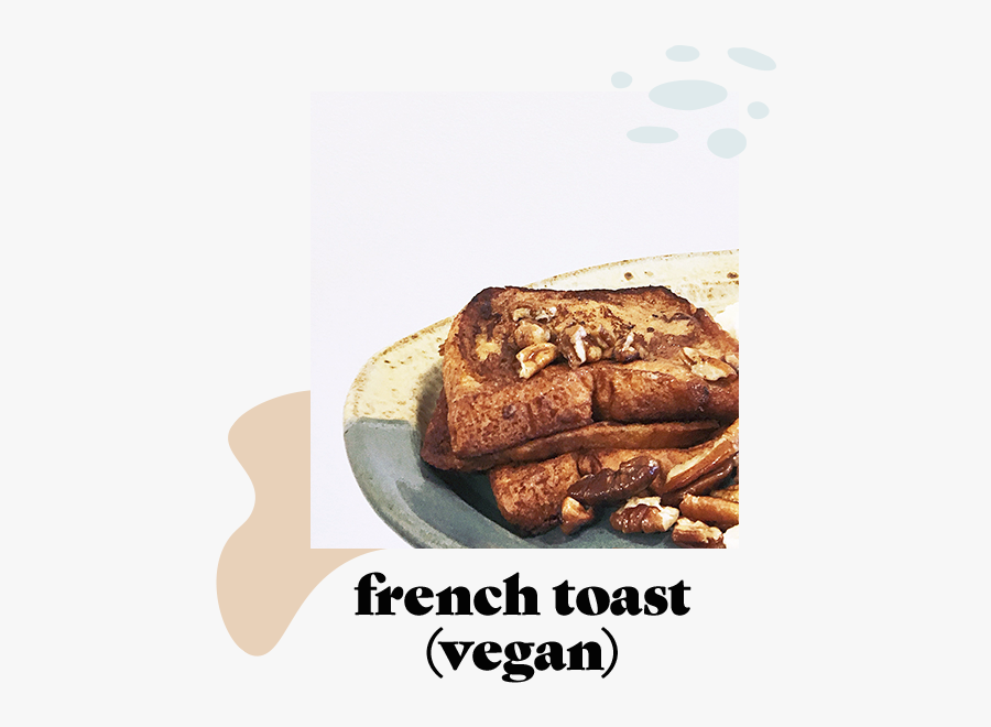 Vegan French Toast, Transparent Clipart
