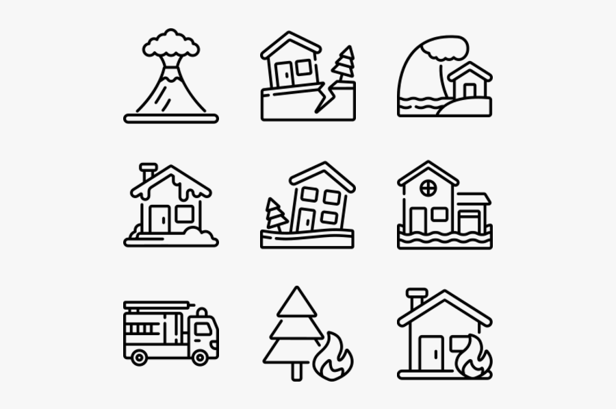 Natural Disaster - Work Icon, Transparent Clipart