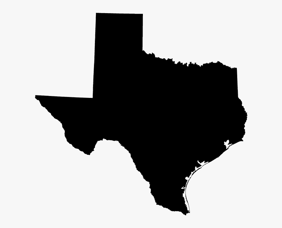 Transparent Hurricane Symbol Png - Black State Of Texas, Transparent Clipart
