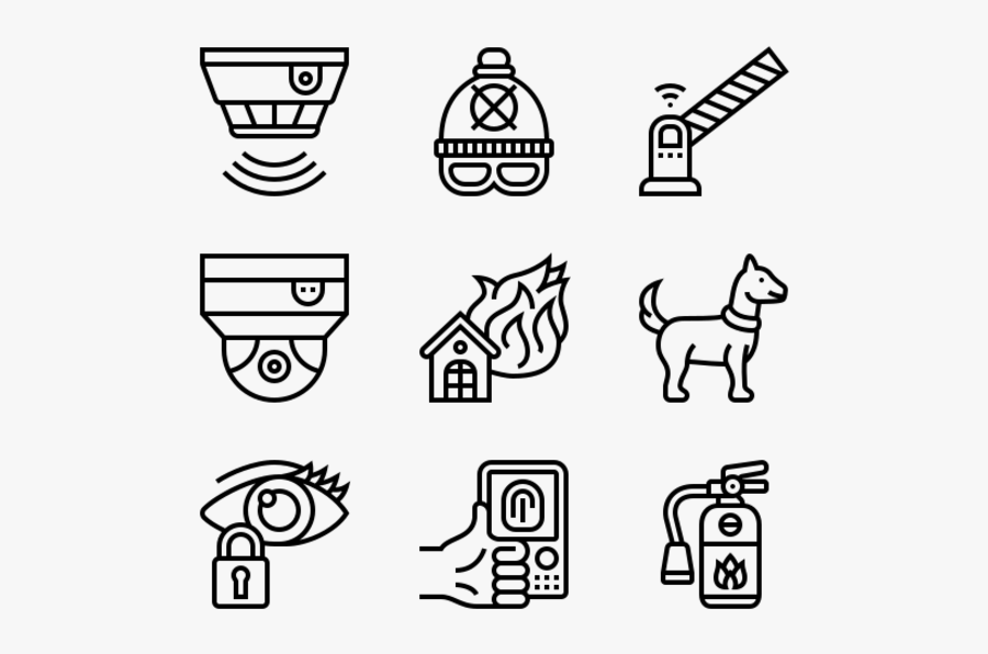 Home Security - Hobbies Icons Png, Transparent Clipart