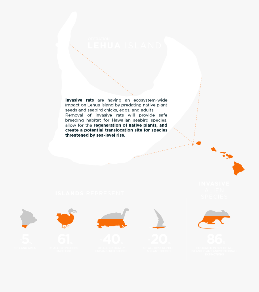 Lehua Island Hawaii Project Infographic - Hawaiian Islands, Transparent Clipart