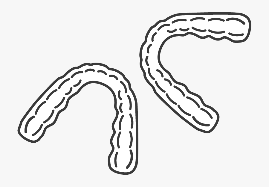 Clear Comestic Braces - Clear Aligner Icon, Transparent Clipart