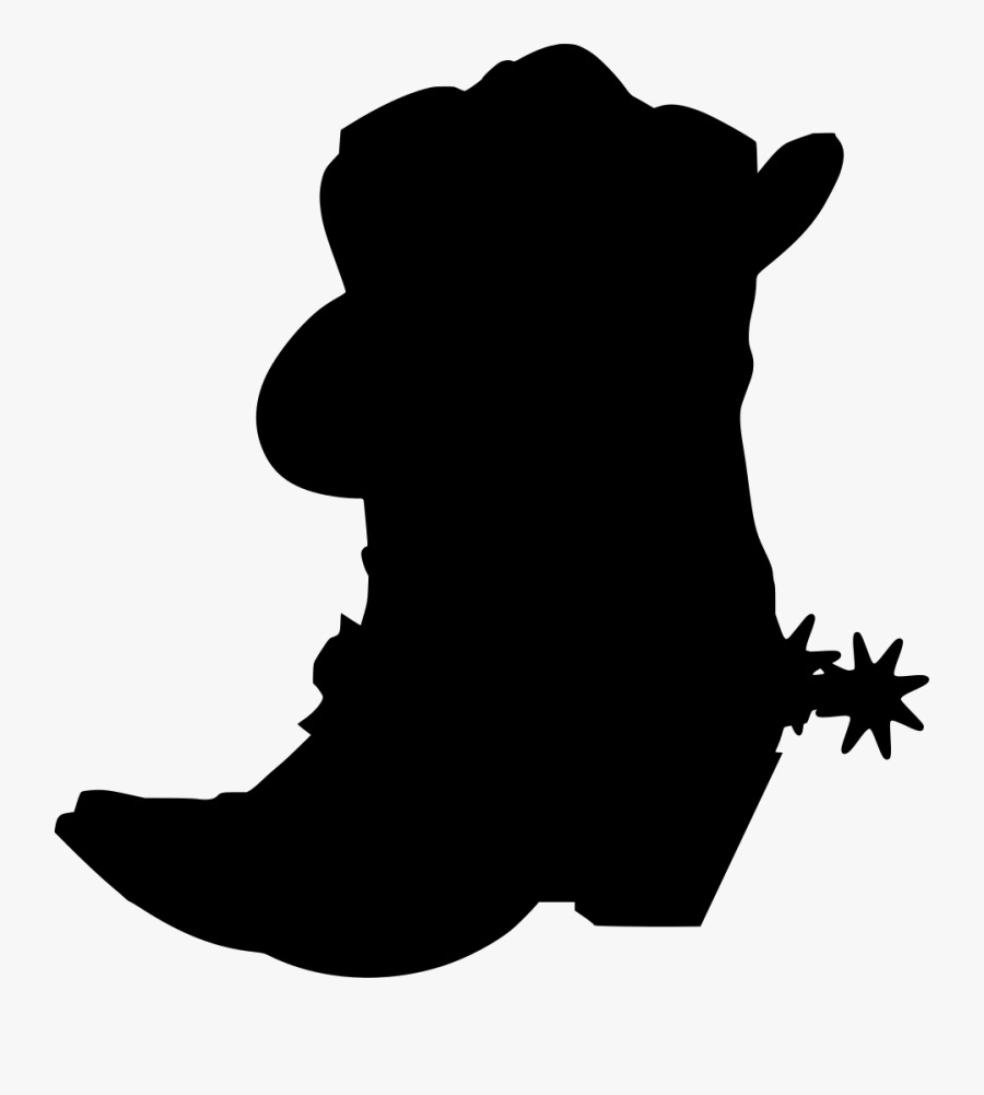 Hat Svg Western - Toy Story Cowboy Boot, Transparent Clipart