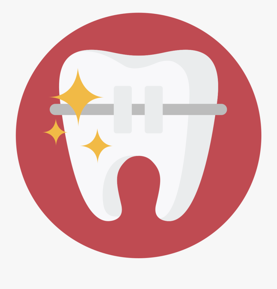 Clear Braces Icons - Emblem, Transparent Clipart