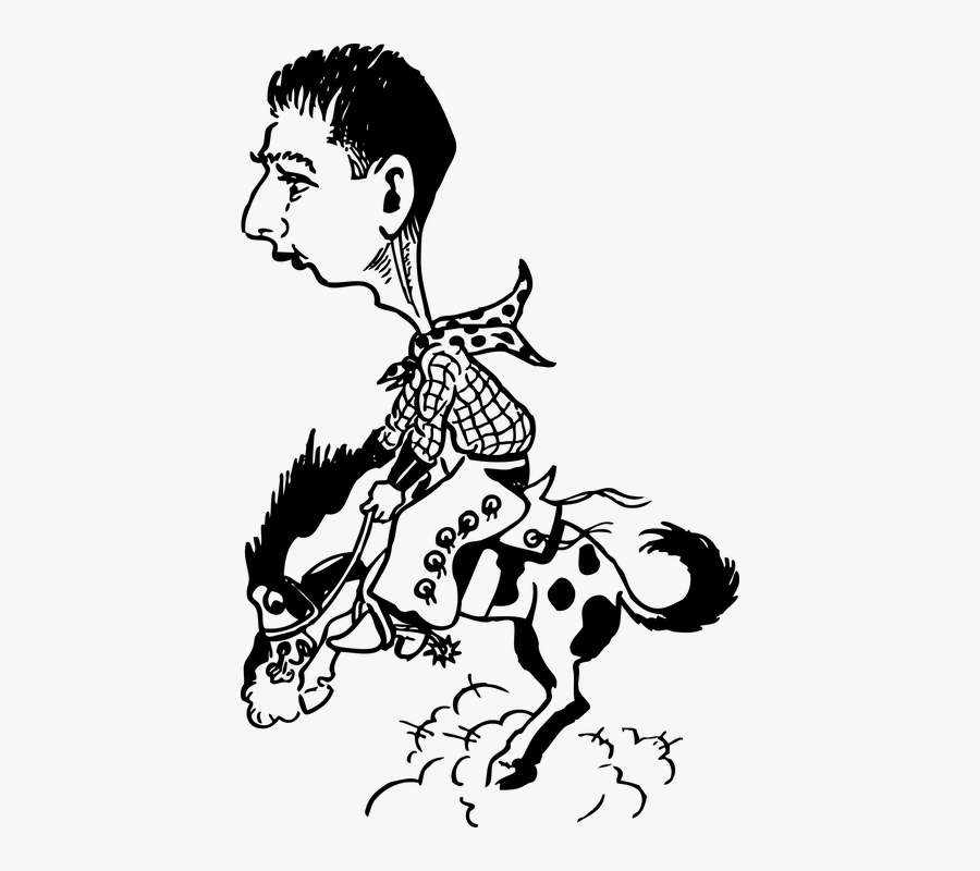 Bucking Bronco Brand, Transparent Clipart