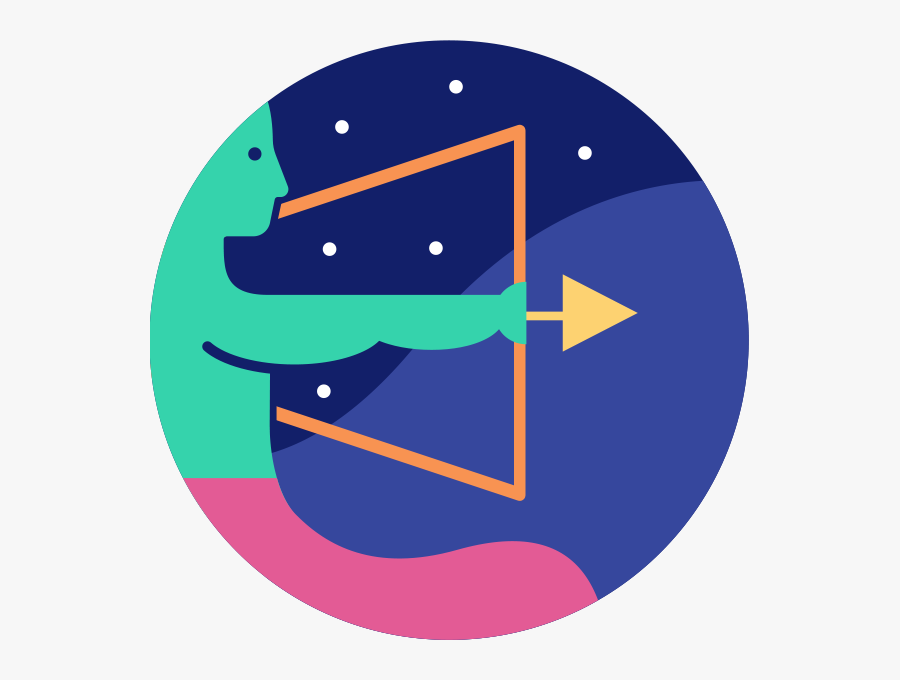 Sagittarius Zodiac Sign - Sagittarius Sign, Transparent Clipart