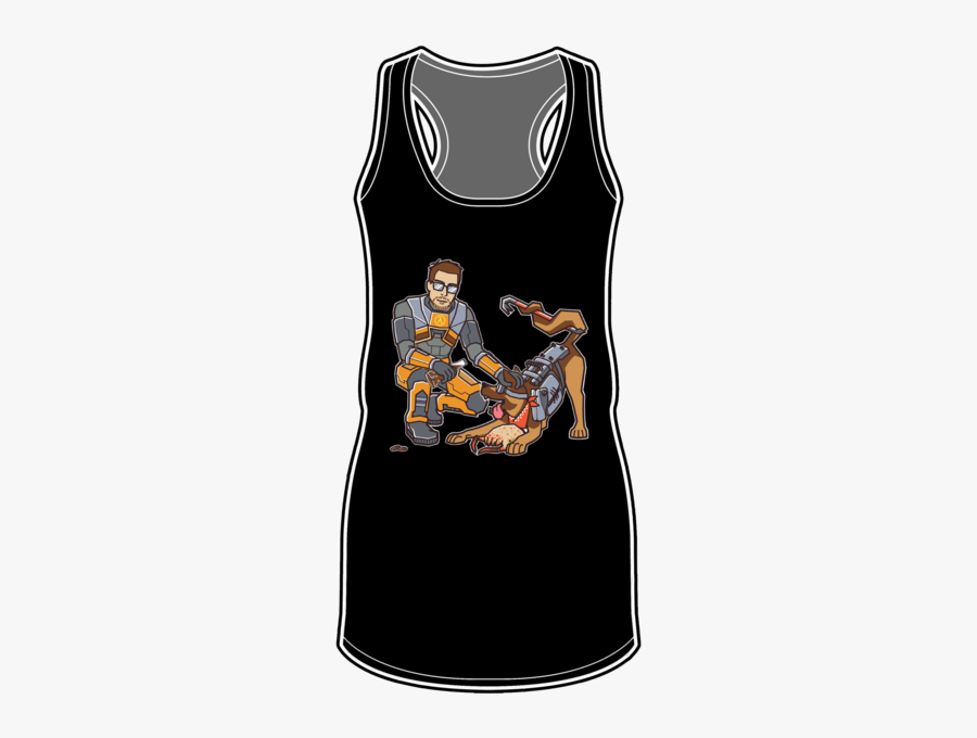 Of Canines And Crowbars Racerback Tank Top Snarkfish - Active Tank, Transparent Clipart