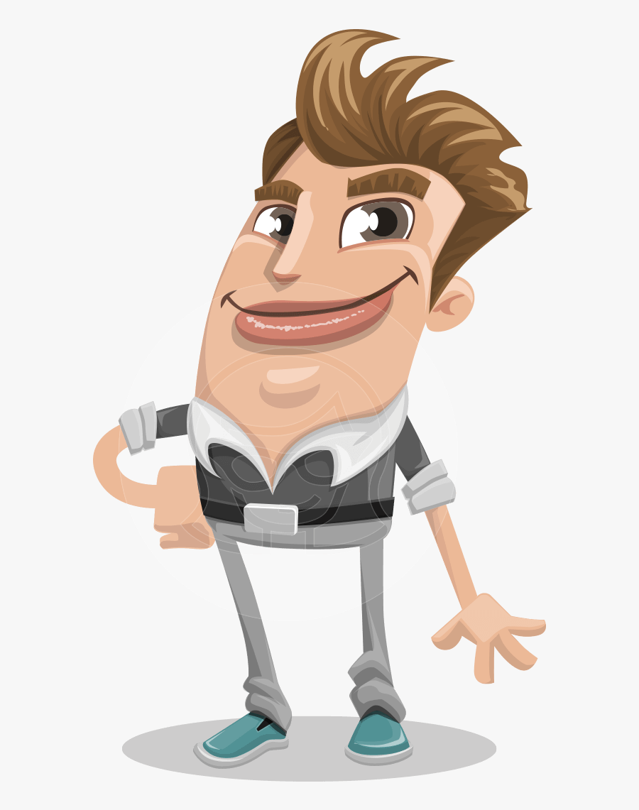 Funny Man Cartoon Vector Character Aka Oscar Spiked-up - Πεφτεισ Σε Λαθη Καρτουν, Transparent Clipart