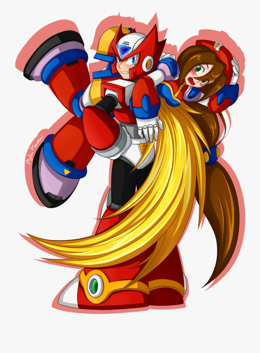 Megaman X Zero And Iris, Transparent Clipart