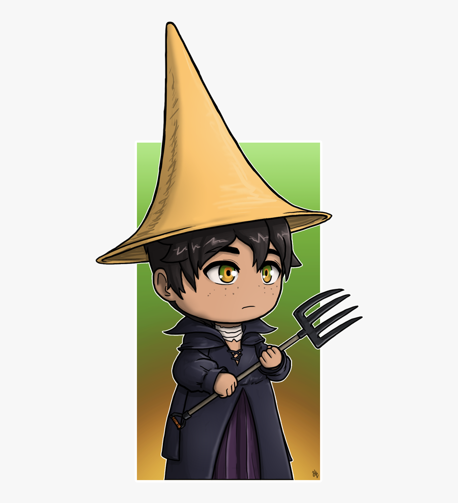 Tiny Black Mage Oscar - Cartoon, Transparent Clipart