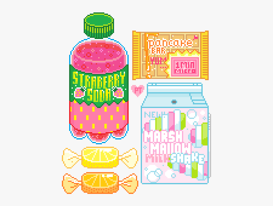 Kawaii Pixel, Transparent Clipart