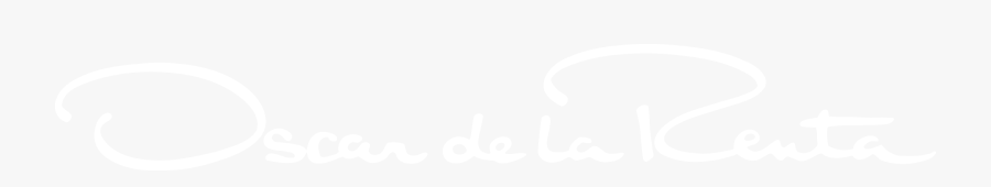 Oscar De La Renta White Logo, Transparent Clipart