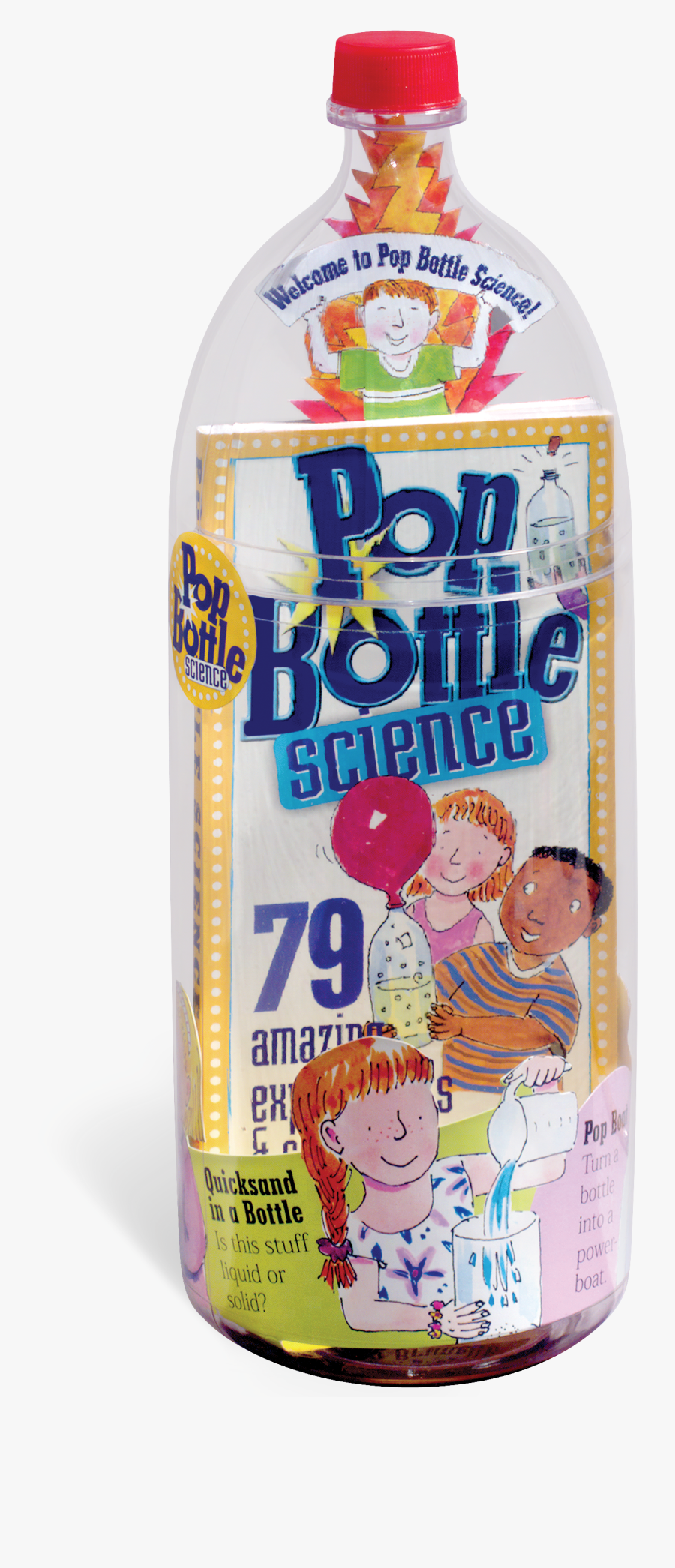 Transparent Soda Bottle Clipart - Pop Bottle Science, Transparent Clipart