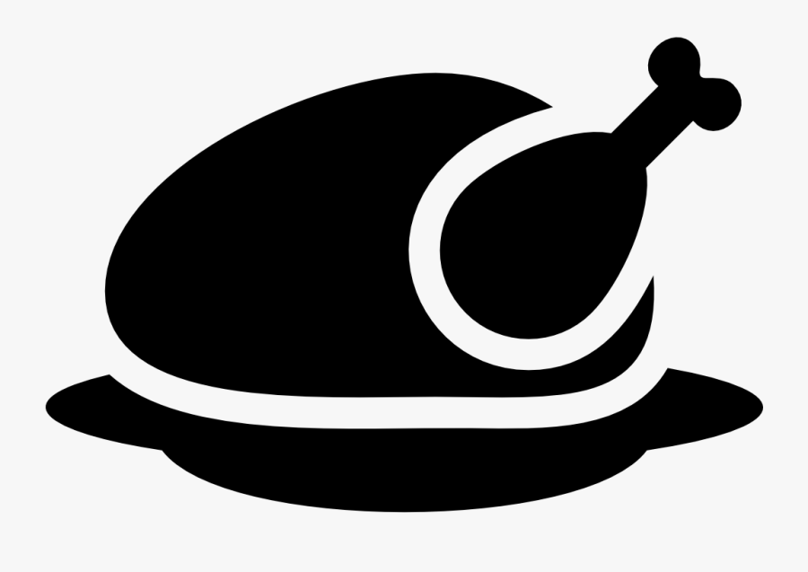 Vector Footprints Turkey - Christmas Turkey Silhouette, Transparent Clipart