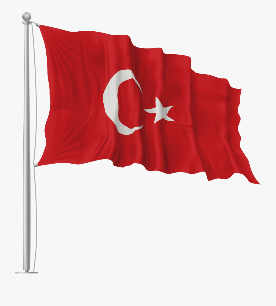 Turkey Waving Flag Png Image - Italy Flag Waving Png, Transparent Clipart