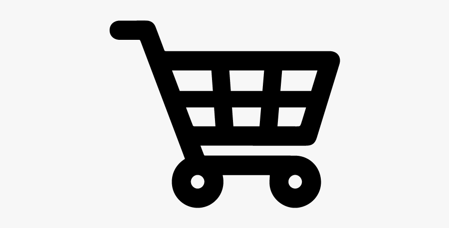 White Shopping Cart Icon Png, Transparent Clipart
