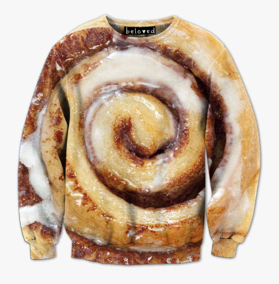 Cinnamon Roll Sweatshirt - Cinnamon Bun T Shirt, Transparent Clipart
