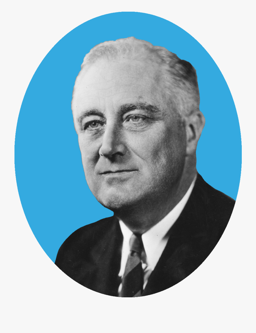 Clip Art Democratic National Convention - Franklin D Roosevelt Portrait, Transparent Clipart