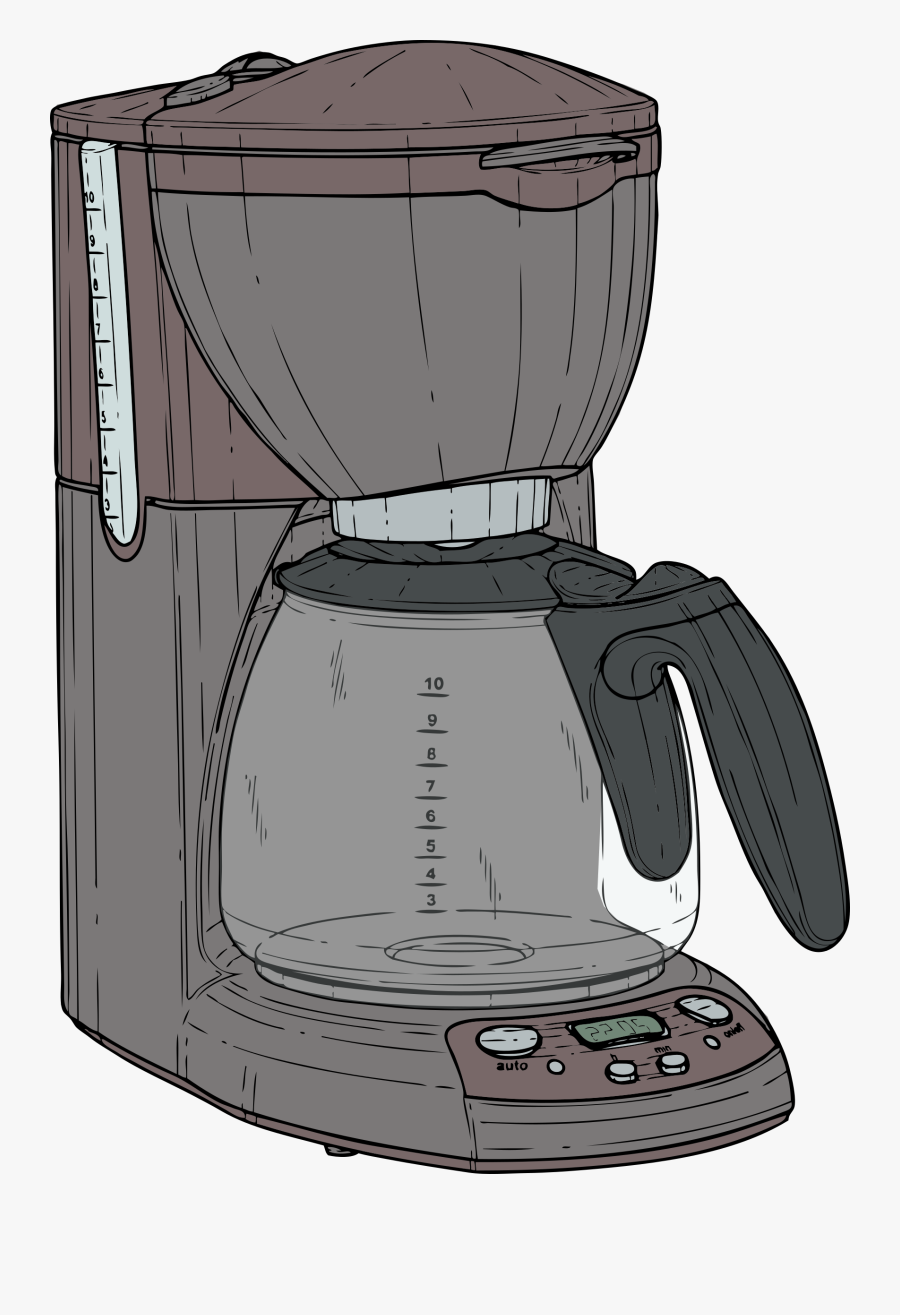 Coffee Maker Colour Clip Arts - Drip Coffee Maker Clipart, Transparent Clipart