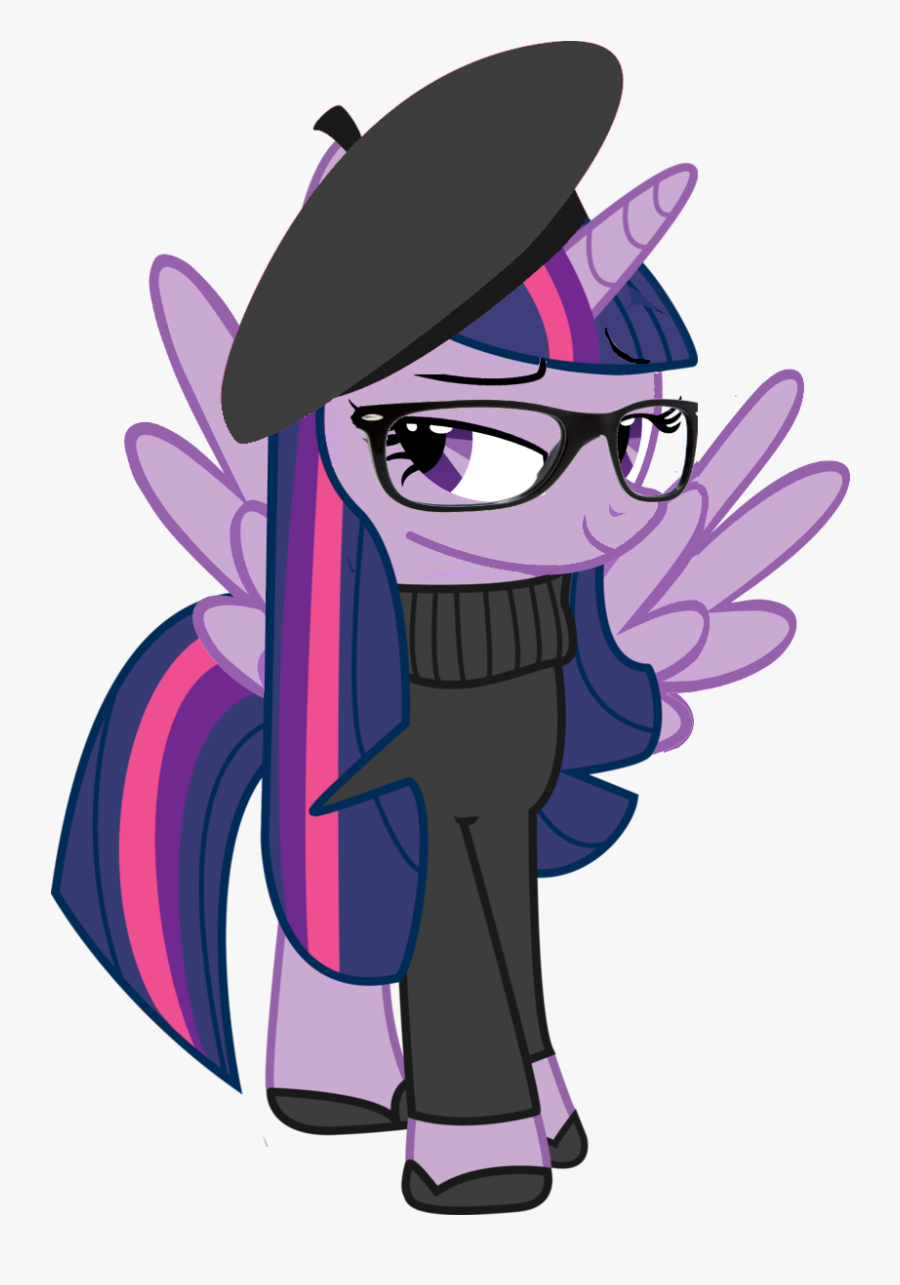 Transparent Hipster Glasses Transparent Png - My Little Pony French Ponies, Transparent Clipart