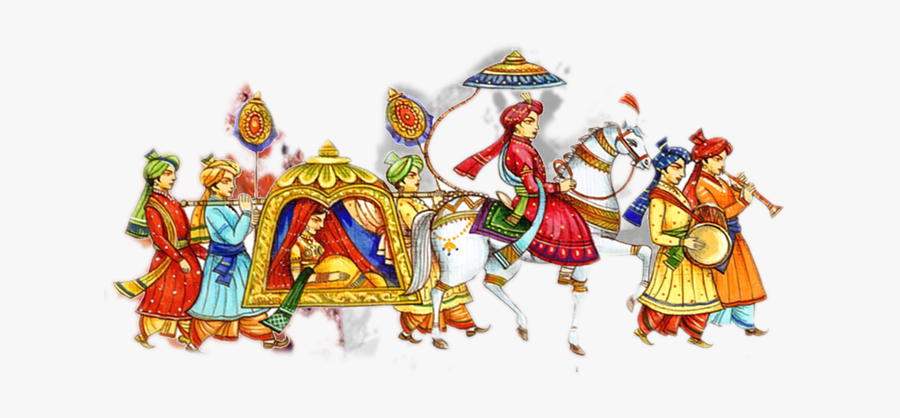 Indian Wedding Clipart Colour, Transparent Clipart