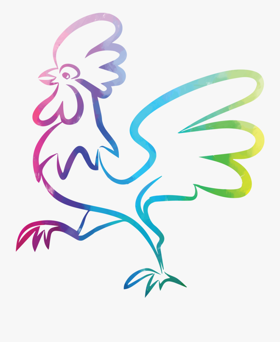 Badge 2017 Rooster - Illustration, Transparent Clipart