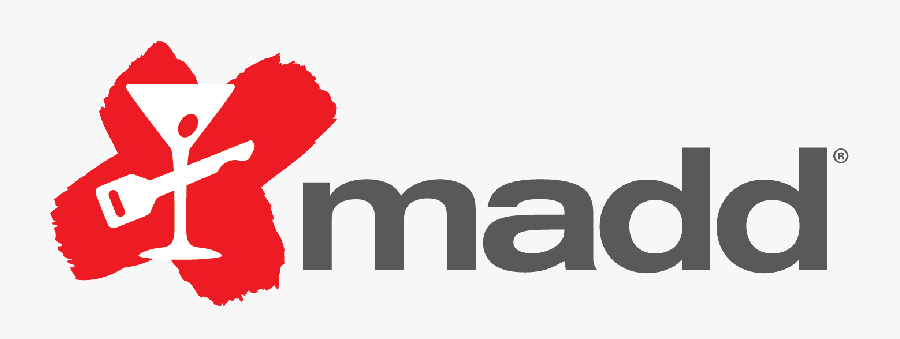 Maddlogo2011 Grey Red - Mothers Against Drunk Driving Logo, Transparent Clipart