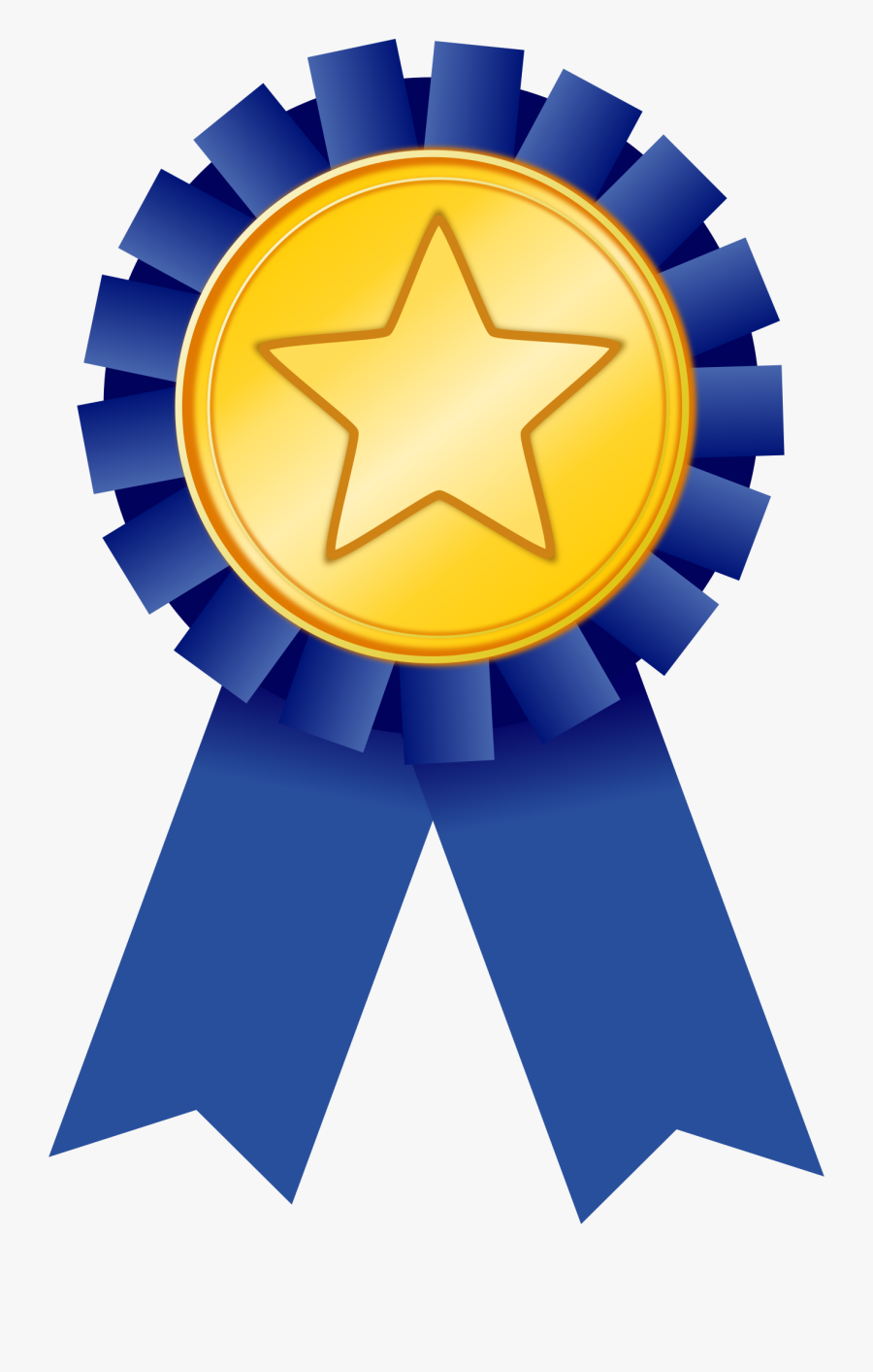 Fern Clipart Achievement Ribbon - Medal Clipart, Transparent Clipart