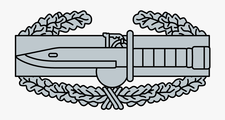Army Combat Action Badge 1st Award Ribbon Vinyl Decal - Combat Action Badge Png, Transparent Clipart