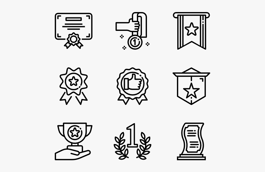 Reward And Medal - Family Line Icon Png, Transparent Clipart