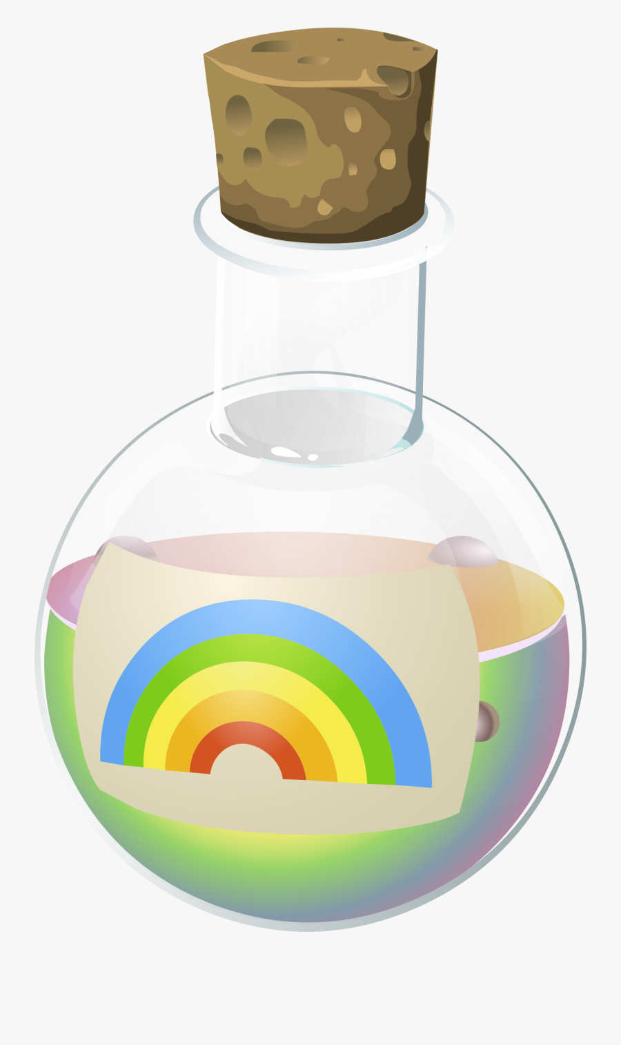 Alchemy Potion Rainbow Juice Clip Arts - Potion Clip Art Png, Transparent Clipart