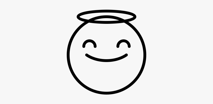 "
 Class="lazyload Lazyload Mirage Cloudzoom Featured - Angel Emoji Black And White, Transparent Clipart
