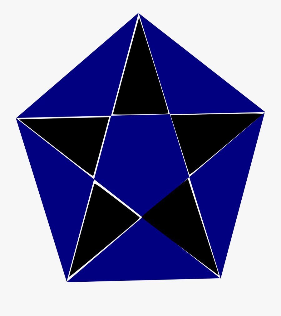 The Hexagon In Star Clip Arts - Triangle, Transparent Clipart