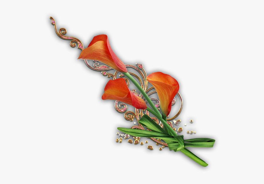 Tubes Fleurs Tea Png, Transparent Clipart