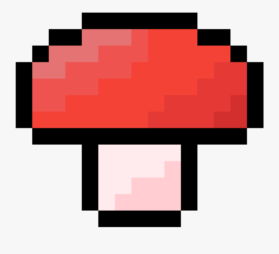 Mario Mushroom Pixel Png, Transparent Clipart