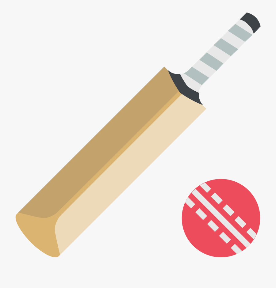 Cricket Bat Icon Png Clipart , Png Download - Cricket Bat Vector Png, Transparent Clipart