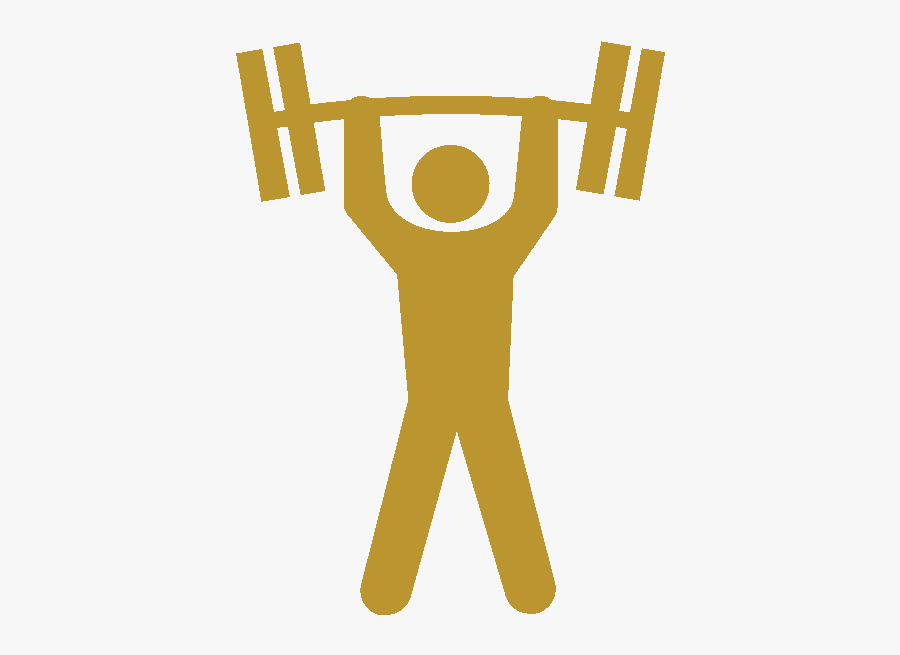 Weight Lifting Icon, Transparent Clipart
