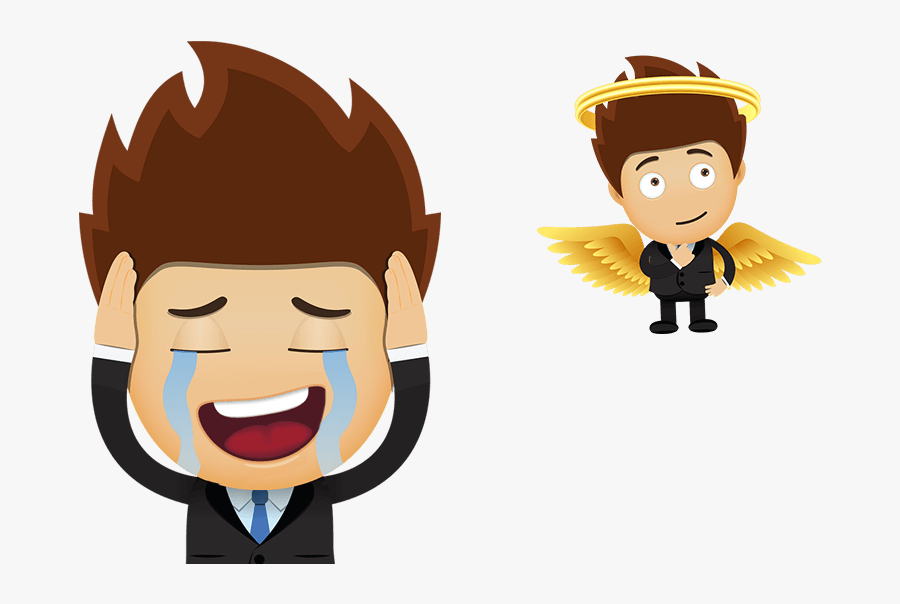 Gro Guys Sticker Pack For Ios - Sad Man Cartoon Png, Transparent Clipart