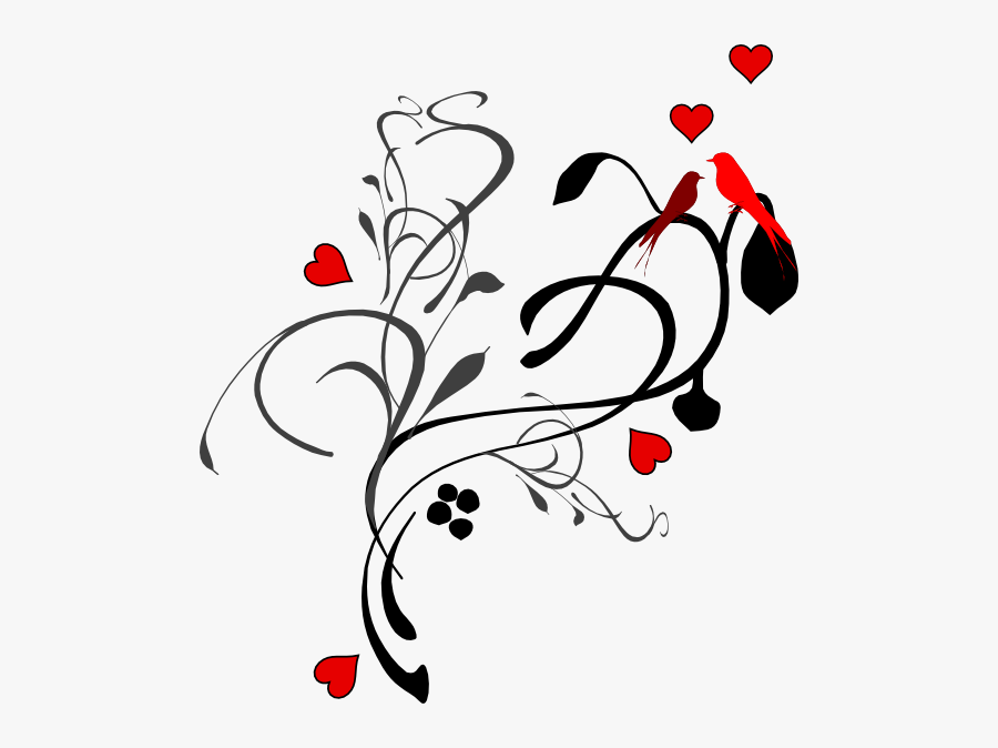 Wedding Borders Clipart Png Black And White Transparent - Vines Clip Art, Transparent Clipart