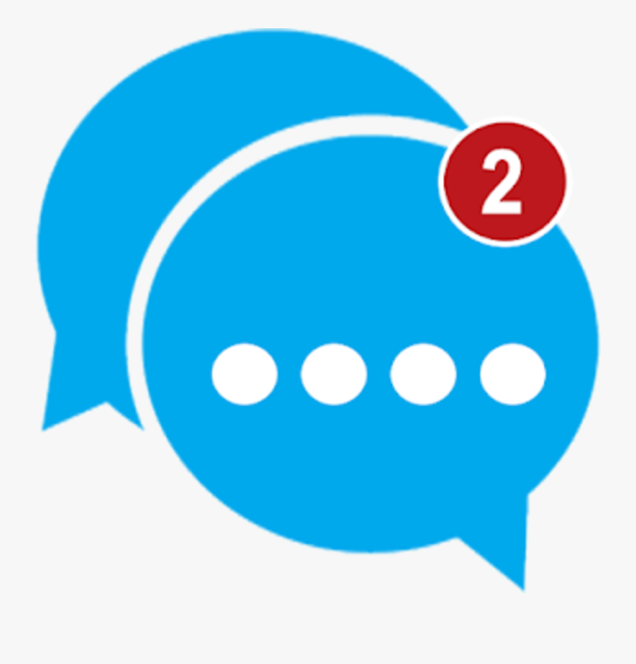 Messages Texting Sms Messenger App - Circle, Transparent Clipart