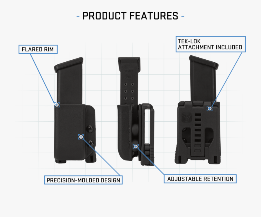 Blade Tech Signature Single Mag Pouch, Transparent Clipart