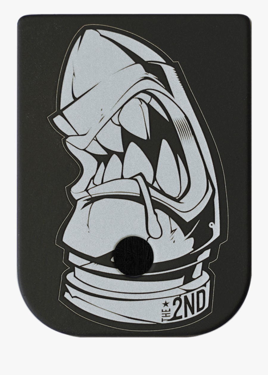 The 2nd Bullet Titanium Black Traditional Finish Mag - Cartoon, Transparent Clipart