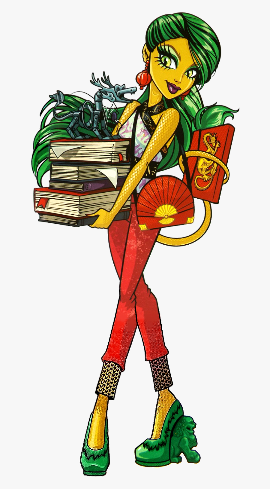 Art Id - - Monster High Jennifer Fire, Transparent Clipart