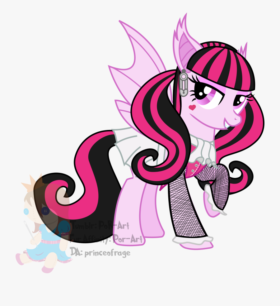 Monster High Draculaura - Monster High Draculaura Pony, Transparent Clipart