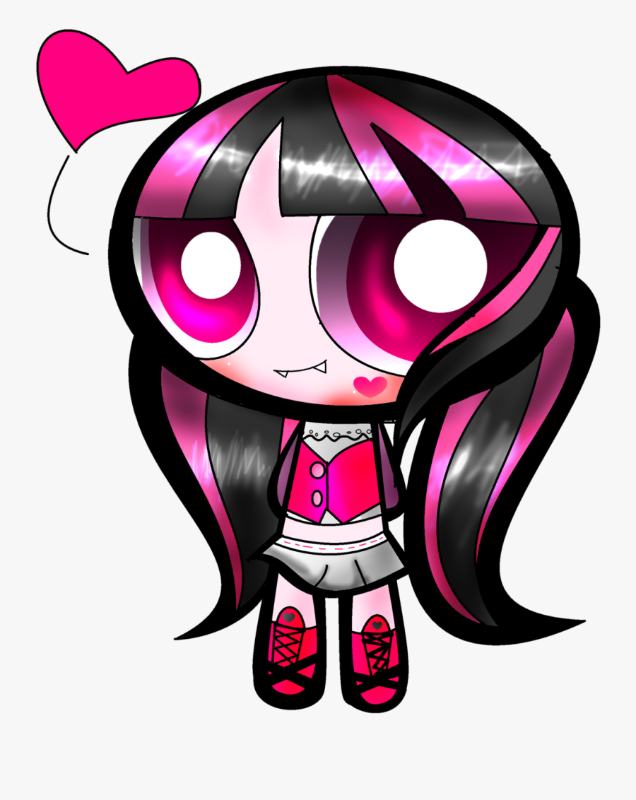 Girly Clipart Dracula - Monster High Cute Draculaura, Transparent Clipart